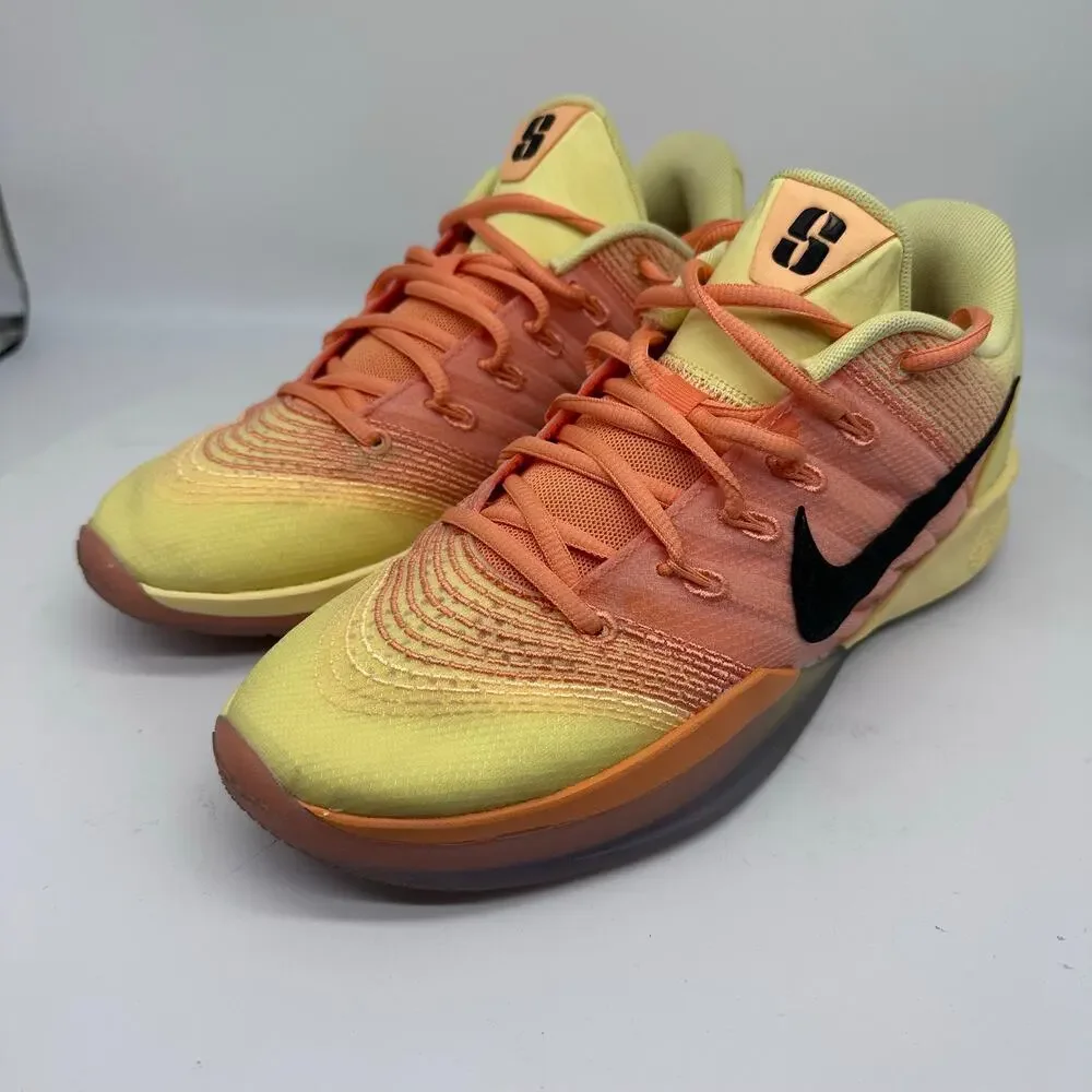 Nike Sabrina 3 'All-Star' Volleyball Soft Yellow Court Sneakers Womens Size 9.5